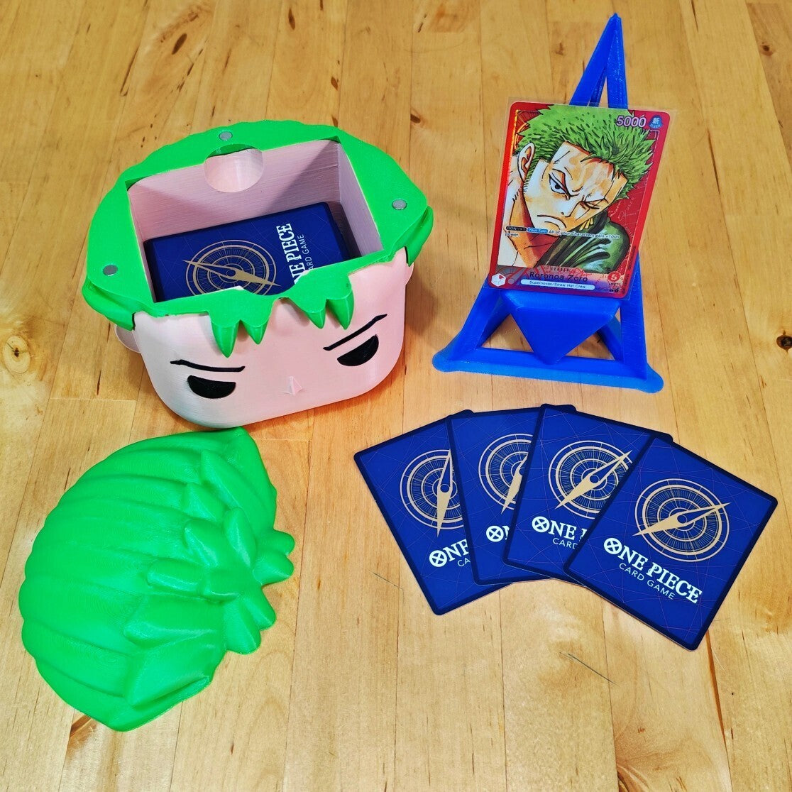 ZORO ONE PIECE Deck Box - ONE PIECE theme - Magetic Lids -
