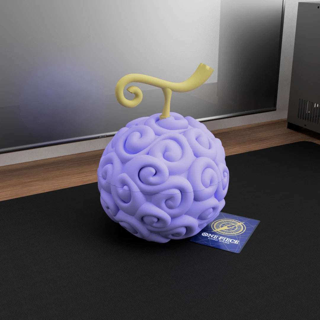 One Piece Devil Fruit Deck Box –TCG Card Holder Fits 100 cards- Gomu Gomu Fruit